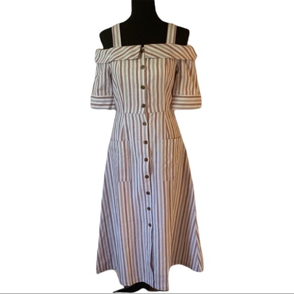 NWT Romeo+Juliet Couture Cold Shoulder Midi Dress - Picture 1 of 9